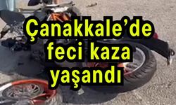 Çanakkale’de feci kaza yaşandı