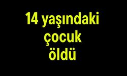 14 yaşındaki çocuk öldü