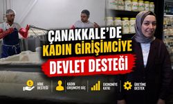 Çanakkale'de Kadın Girişimciye Devlet Desteği