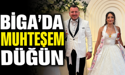 Biga’da muhteşem düğün