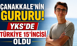 Çanakkale'nin Gururu! YKS'de Türkiye 15'incisi Oldu