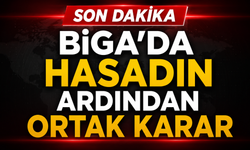 Biga’da hasadın ardından ortak karar