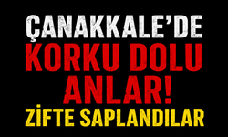 Çanakkale’de korku dolu anlar! Zifte saplandılar