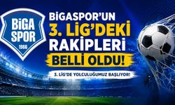 Bigaspor’un 3. Lig’deki rakipleri belli oldu!