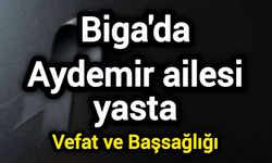 Biga'da Aydemir ailesi yasta