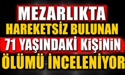 Mezarlıkta Hareketsiz Bulunan 71 Yaşındaki Kişinin Ölümü İnceleniyor
