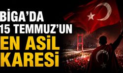Biga'da 15 Temmuz'un en asil karesi!