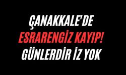 Çanakkale'de esrarengiz kayıp! Günlerdir iz yok