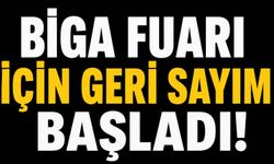 Biga Fuarı için geri sayım başladı!