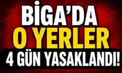 Biga’da acil tedbir: Girişler kapatıldı!