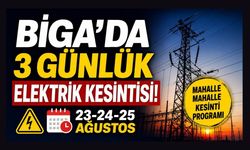 Biga’da 3 Günlük Elektrik Kesintisi!