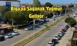 Biga'ya Sağanak Yağmur Geliyor