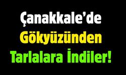 Çanakkale’de Gökyüzünden Tarlalara İndiler!