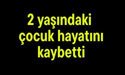 2 yaşındaki çocuk hayatını kaybetti