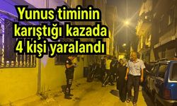 Yunus timinin karıştığı kazada 4 kişi yaralandı (Video)
