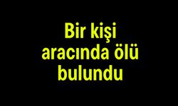 Bir kişi aracında ölü bulundu