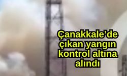Çanakkale’de çıkan yangın kontrol altına alındı
