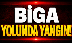 Biga Yolunda Yangın!
