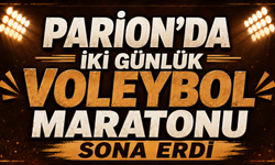 Parion’da iki günlük voleybol maratonu sona erdi