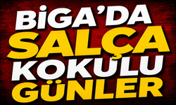 Biga’da salça kokulu günler