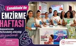 Çanakkale'de Emzirme Haftası kapsamında farkındalık etkinliği düzenlendi