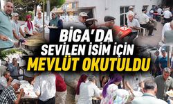 Biga’da Sevilen İsim İçin Mevlüt Okutuldu