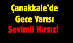 Çanakkale’de Gece Yarısı Sevimli Hırsız!