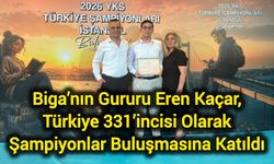 Biga’nın Gururu Eren Kaçar, Türkiye 331’incisi Olarak Şampiyonlar Buluşmasına Katıldı