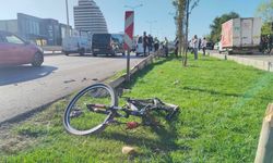Otomobilin çarptığı bisikletli hayatını kaybetti