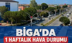 Biga’da 1 Haftalık Hava Durumu