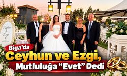 Biga'da Ceyhun ve Ezgi, Mutluluğa “Evet” Dedi
