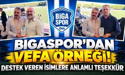 Bigaspor’dan Vefa Örneği! Destek Veren İsimlere Anlamlı Teşekkür