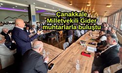 Çanakkale Milletvekili Gider muhtarlarla buluştu
