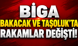 Biga Bakacak ve Taşoluk’ta Rakamlar Değişti!