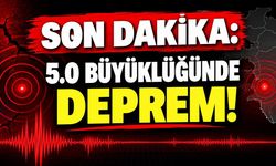 Son Dakika: Adana’da 5.0 Büyüklüğünde Deprem!