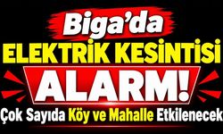 Biga’da Elektrik Kesintisi Alarmı! Çok Sayıda Köy ve Mahalle Etkilenecek