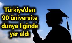 Türkiye'den 90 üniversite dünya liginde yer aldı