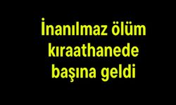 İnanılmaz ölüm kıraathanede başına geldi
