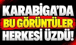 Karabiga’da bu görüntüler herkesi üzdü!