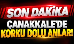 Çanakkale’de korku dolu anlar!