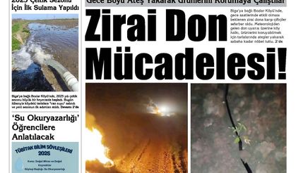 Biga'nın Sesi Gazetesi 15 Nisan Salı