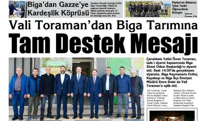 Biga'nın Sesi Gazetesi 18 Nisan Cuma