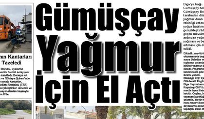 Biga'nın Sesi Gazetesi 19 Nisan Cumartesi