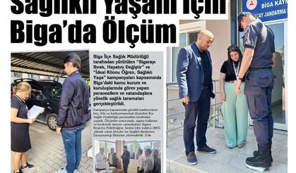 Çanakkale Biga'nın Sesi Gazetesi 28 Mayıs Çarşamba