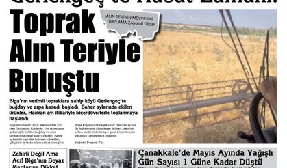 Çanakkale Biga'nın Sesi Gazetesi 16 Haziran 2025 Pazartesi