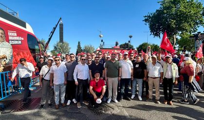 Bigalı CHP’liler Tekirdağ Mitinginde Yerini Aldı