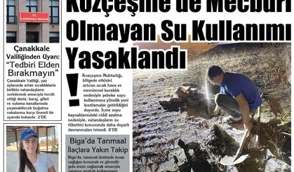 Çanakkale Biga'nın Sesi Gazetesi 26 Temmuz 2025 Cumartesi