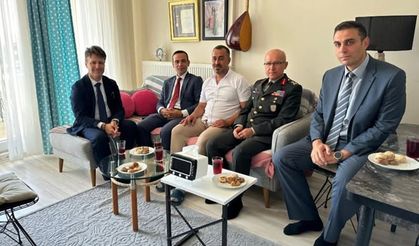 Gelibolu Kaymakamı Koç’tan 15 Temmuz Gazisi Durmuş'a ziyaret