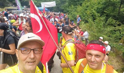 Bigalı Kültür Elçisi Marş Mira Yürüyüşü’nde Çanakkale’yi temsil etti