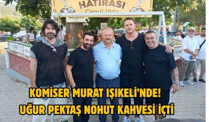 Ünlü oyuncu Çanakkale Biga’da nohut kahvesi içti